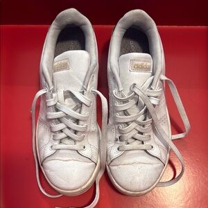 Adidas Classic White Lace-Up Sneakers